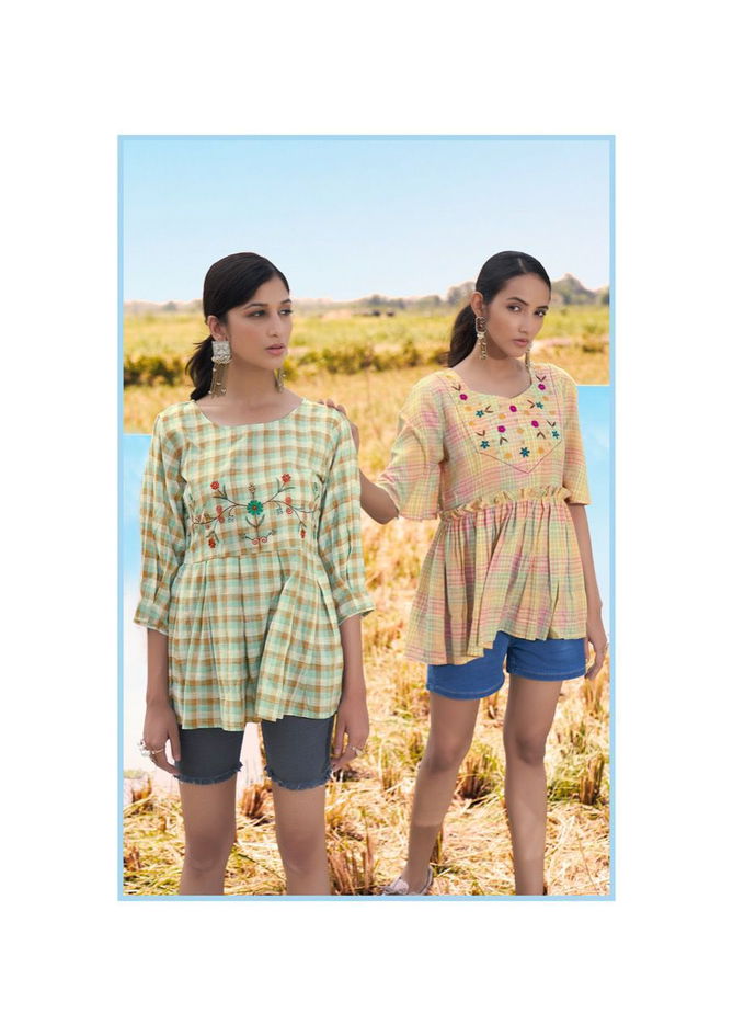 The Conch Coaster 2 Weaving Check And Stripes Wholesale Top Collection